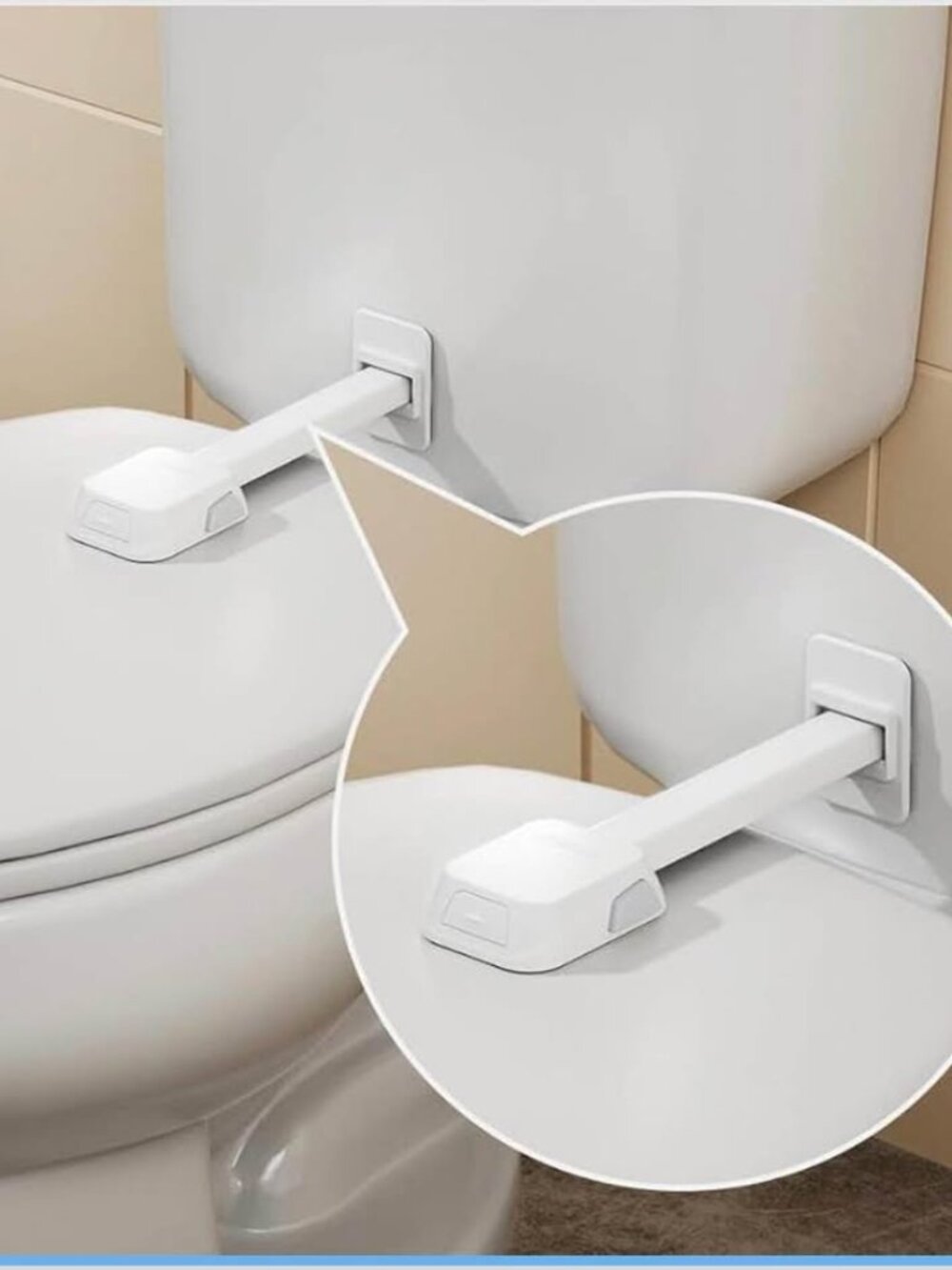 1 Pack Baby Safety Toilet Lock,Child Proof Toilet Seat Lock for Toddlers and Kid